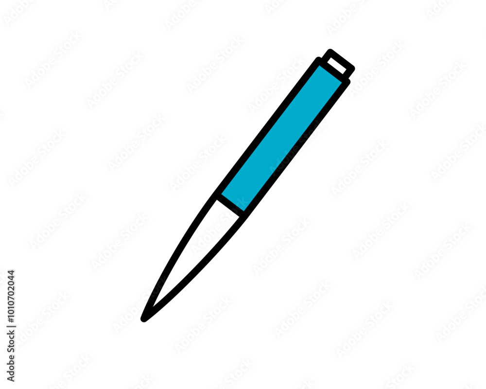 Illustration of a pen marker, symbolizing highlighting, drawing, or creative sketching activities Illustration of a pen marker, symbolizing highlighting, drawing, or creative sketching activities