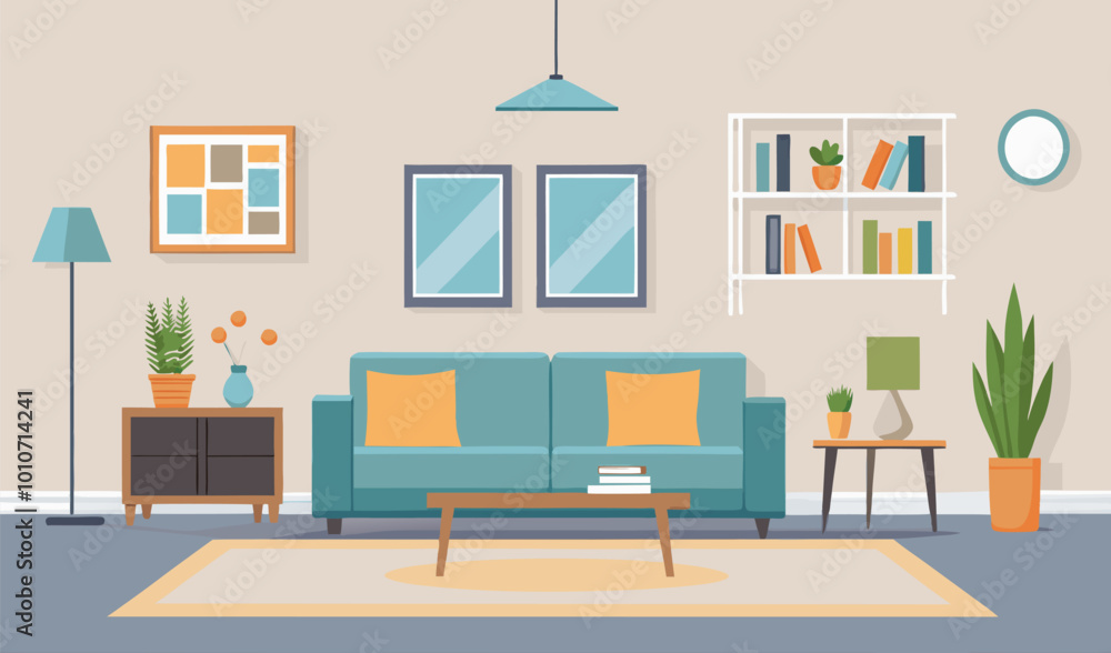 Living room furniture decoration sofa and light Living room furniture decoration sofa and light