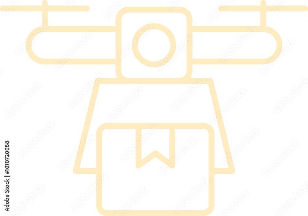 Drone Delivery Icon Drone Delivery Icon