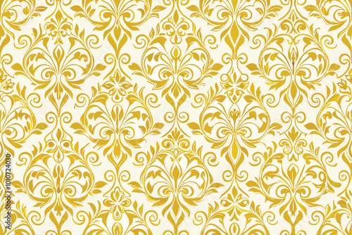 Beautiful seamless pattern. Stock illustration. Wallpaper .