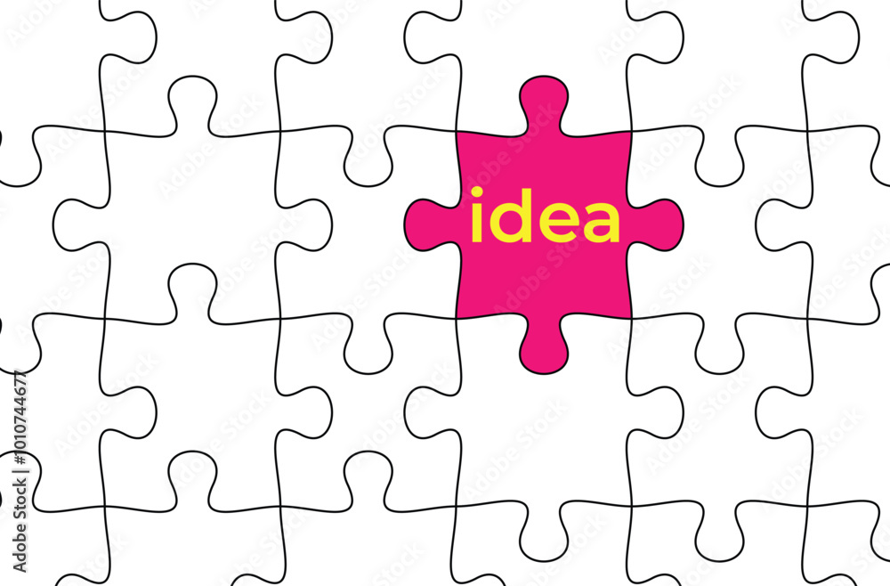 A single idea completes the puzzle, unlocking the full picture of innovation and creativity. A single idea completes the puzzle, unlocking the full picture of innovation and creativity.