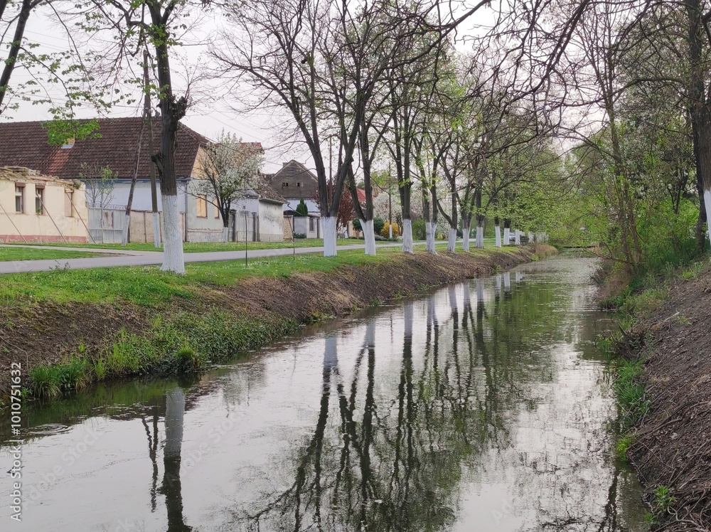 Spring in rural village Backi Petrovac, Vojvodina Spring in rural village Backi Petrovac, Vojvodina