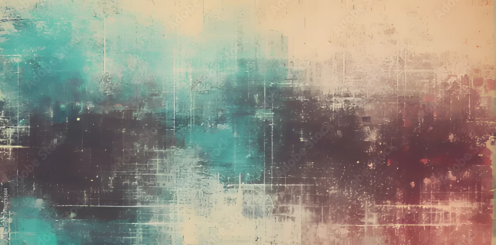 Colorful retro background with grunge elements Colorful retro background with grunge elements