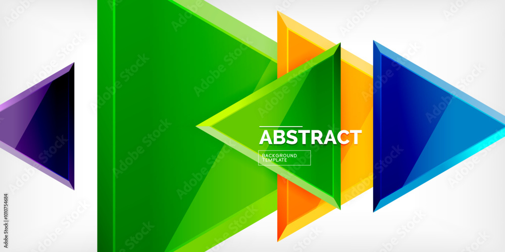 Abstract background - glossy triangles. Vector Illustration For Wallpaper, Banner, Background, Card, Book Illustration, landing page Abstract background - glossy triangles. Vector Illustration For Wallpaper, Banner, Background, Card, Book Illustration, landing page