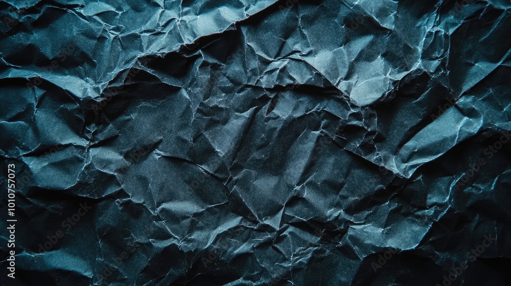 Crumpled dark blue paper. Perfect for creating a grunge or vintage aesthetic. Crumpled dark blue paper. Perfect for creating a grunge or vintage aesthetic.