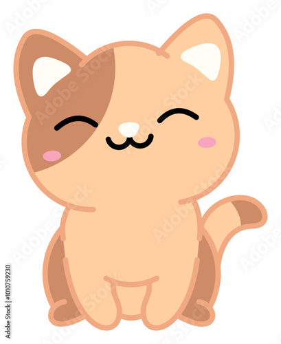 Cute Cat Sticker