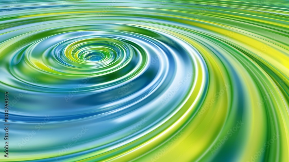 Abstract liquid swirl with blue, green, and yellow colors. Concept of motion, flow, energy, and nature. Abstract liquid swirl with blue, green, and yellow colors. Concept of motion, flow, energy, and nature.
