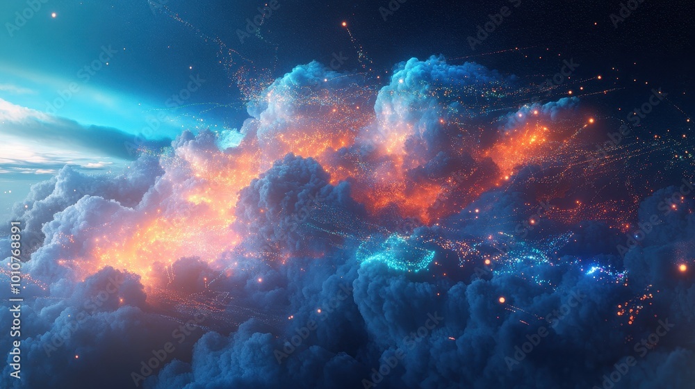 Majestic Cosmic Clouds: A Breathtaking Celestial Spectacle Majestic Cosmic Clouds: A Breathtaking Celestial Spectacle