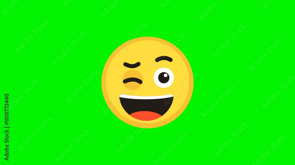 2D Animation Emoji Symbols featuring Wink Emoji 2D Animation Emoji Symbols featuring Wink Emoji