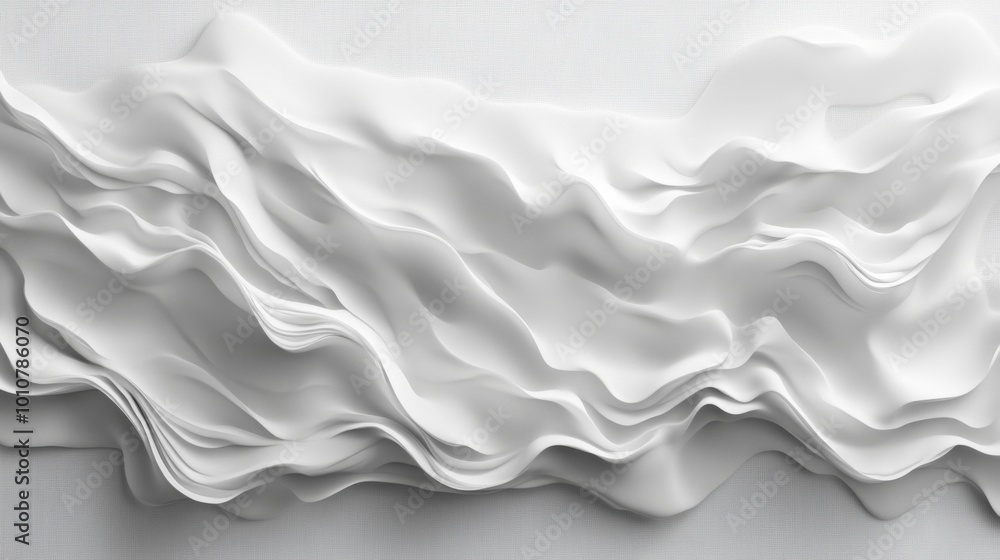 Abstract Flowing Fabric Design Abstract Flowing Fabric Design