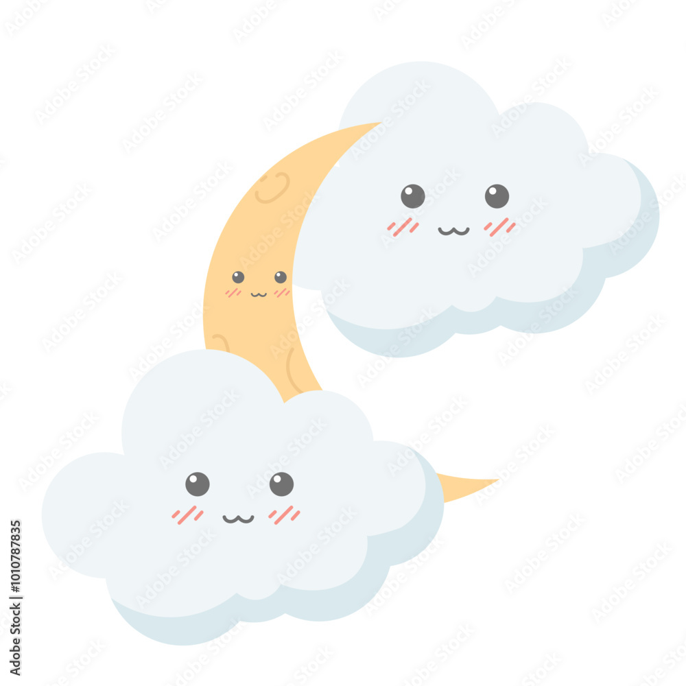 Cute Weather Illustration Cute Weather Illustration
