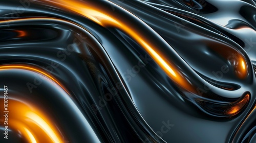 Abstract background with a black and orange texture.