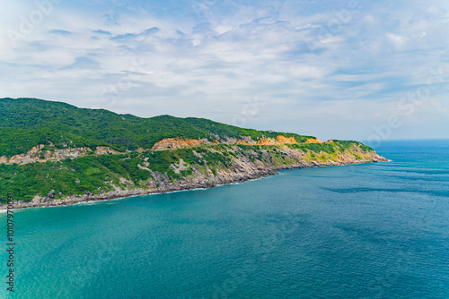 A picturesque sea bay.

The South China Sea is the easternmost part of central Vietnam. Phu Yen Province. photo