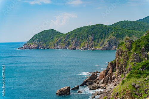 A picturesque sea bay.

The South China Sea is the easternmost part of central Vietnam. Phu Yen Province. photo