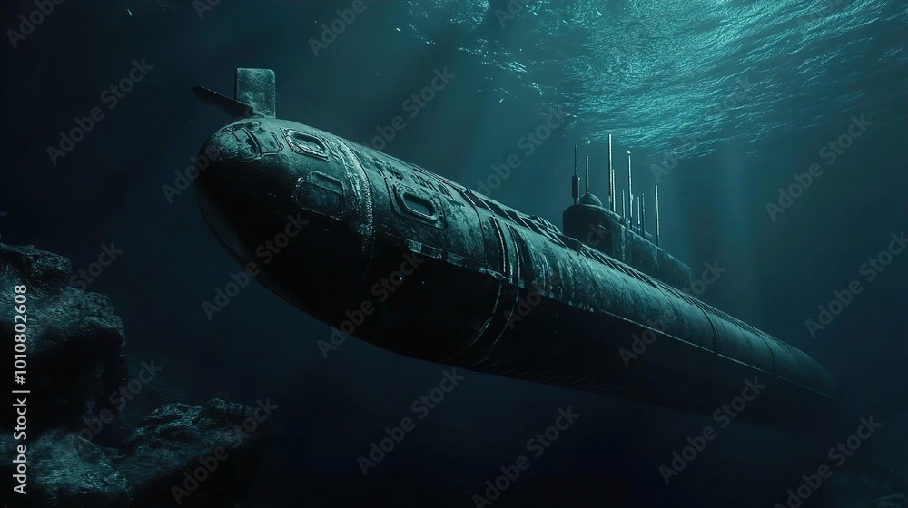 Submarine Underwater: A Silent Hunter in the Deep Submarine Underwater: A Silent Hunter in the Deep