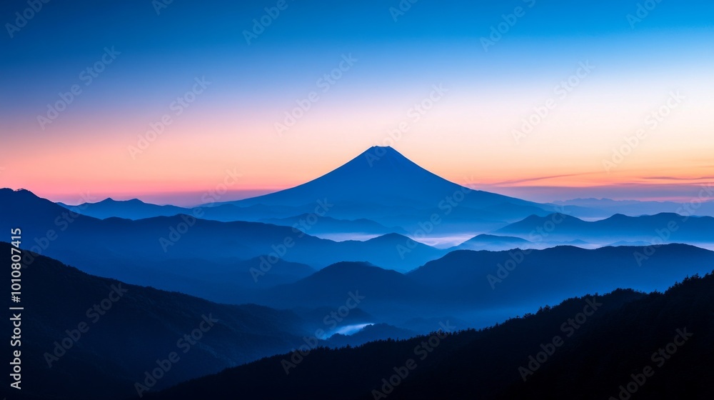 Mount Fuji at Dusk Mount Fuji at Dusk