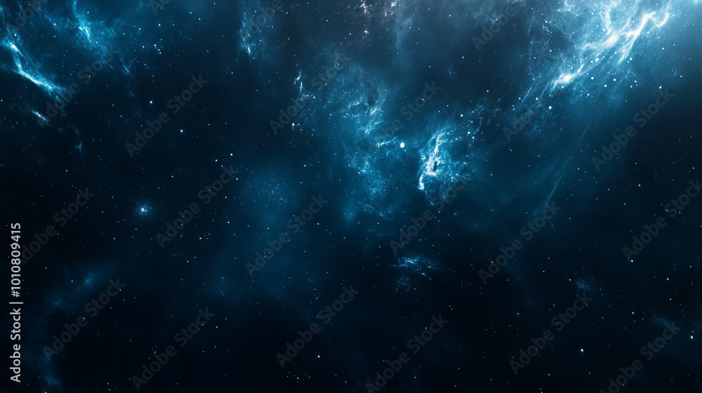 Fototapeta premium The cosmos filled with countless stars 