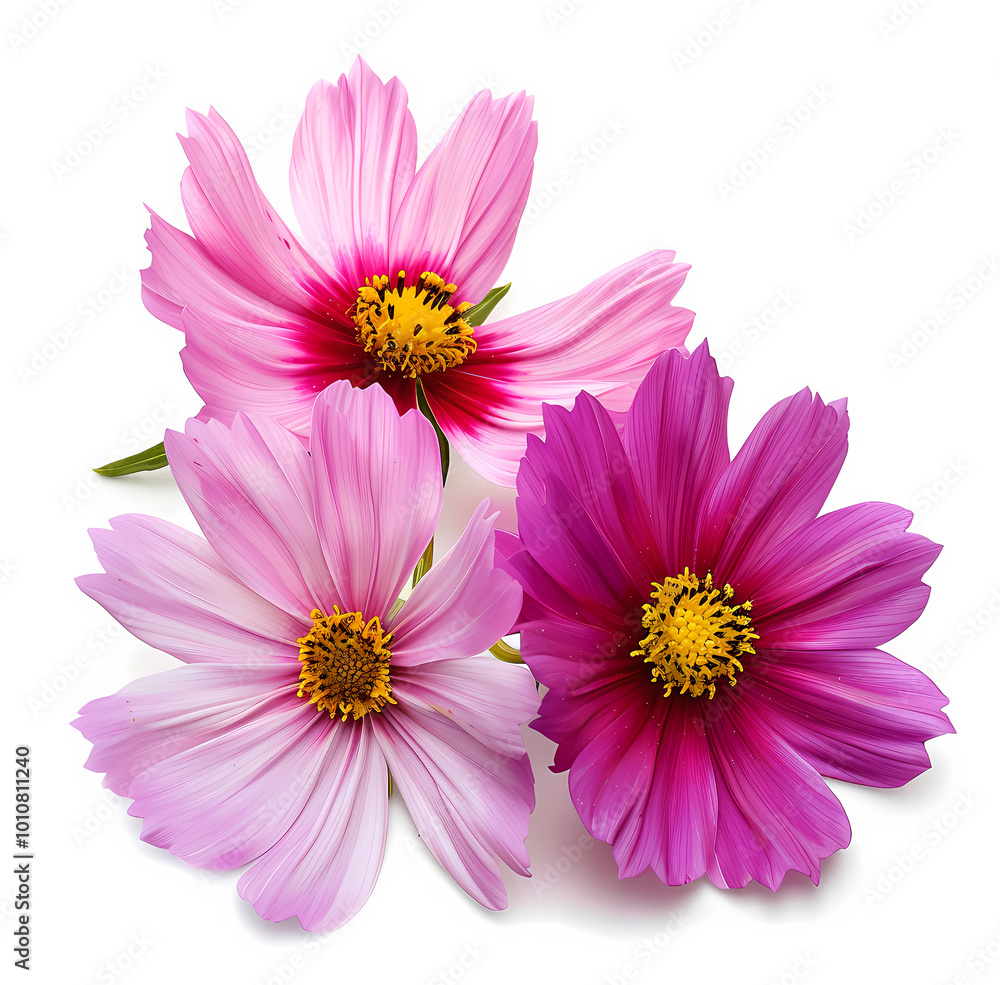 Flowers isolated on white background Flowers isolated on white background