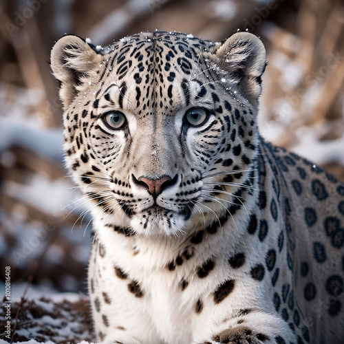 Schnee Leopard