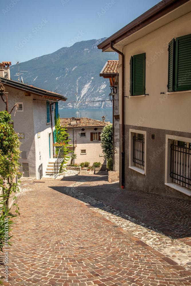 Straße in Limone sul Garda Straße in Limone sul Garda