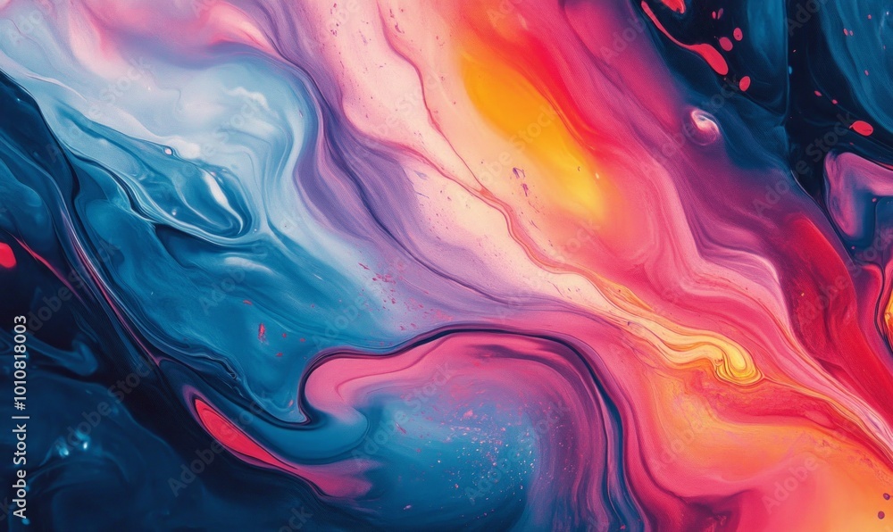 Modern Multicolored Painting. Stylish Art Texture Wallpaper. Modern Multicolored Painting. Stylish Art Texture Wallpaper.