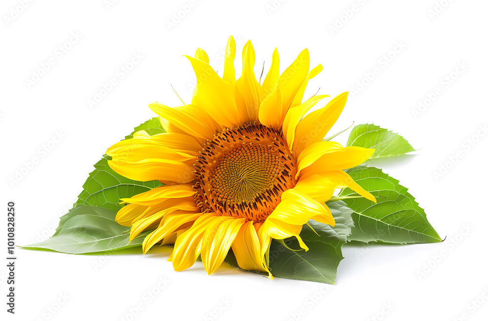 Obraz premium Flowers isolated on white background
