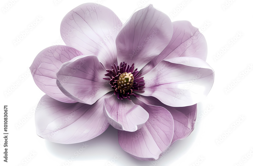 Obraz premium Flowers isolated on white background