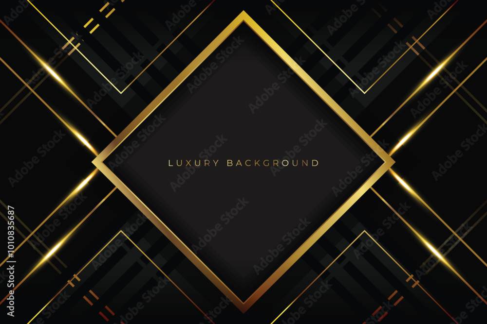 Modern luxury background vector overlap layer on dark and shadow black space with abstract style for design. stock illustration Modern luxury background vector overlap layer on dark and shadow black space with abstract style for design. stock illustration