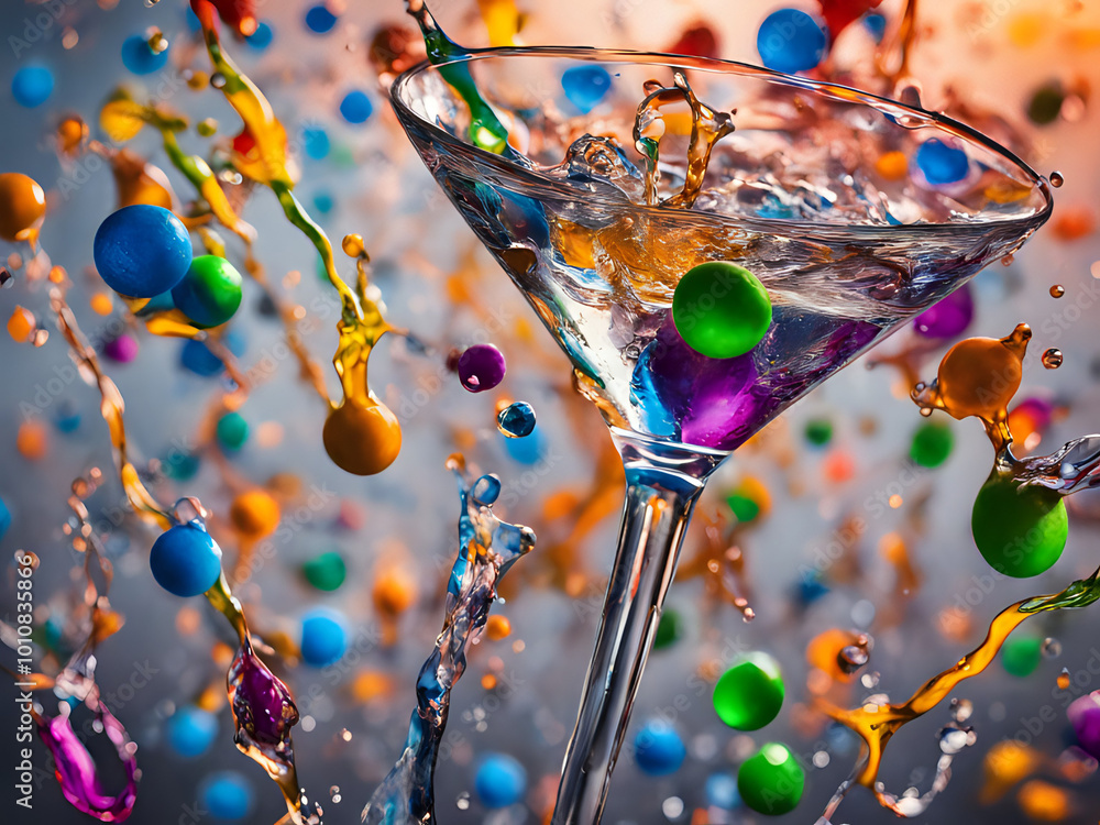 Fotografie Cocktail im Martini Glas