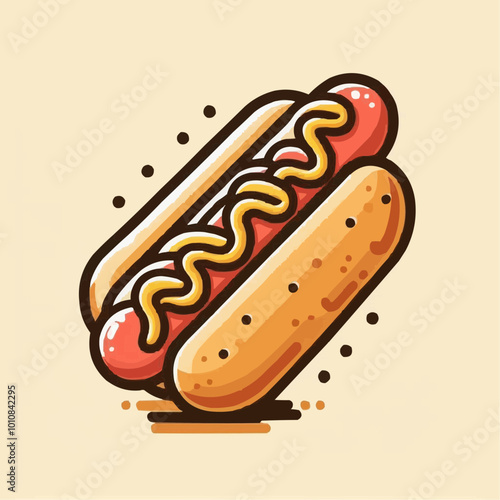 hot dog illustration