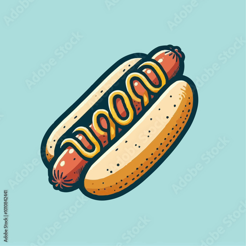 hot dog illustration