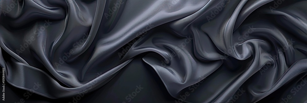 Elegant silk black background. Background texture. Elegant silk black background. Background texture.