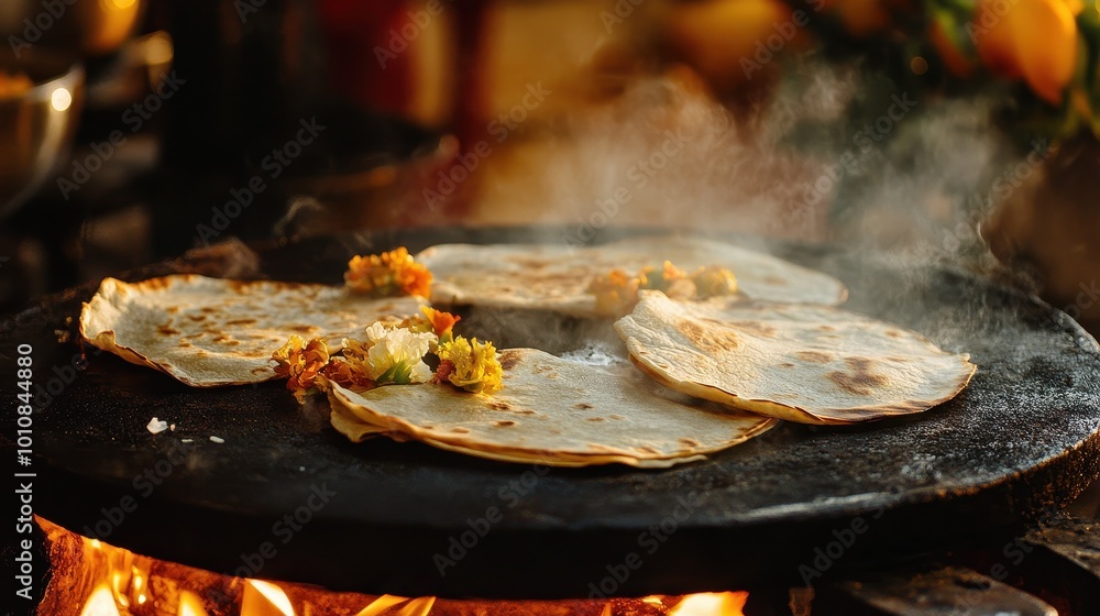 Sizzling Tortillas on the Open Flame: A Savory Culinary Adventure Sizzling Tortillas on the Open Flame: A Savory Culinary Adventure