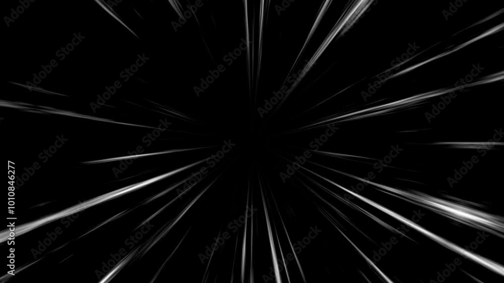 Anime speed line overlay animation, speed lines motion with transparent background Anime speed line overlay animation, speed lines motion with transparent background