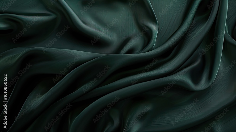 Elegant silk green background. Background texture. Elegant silk green background. Background texture.