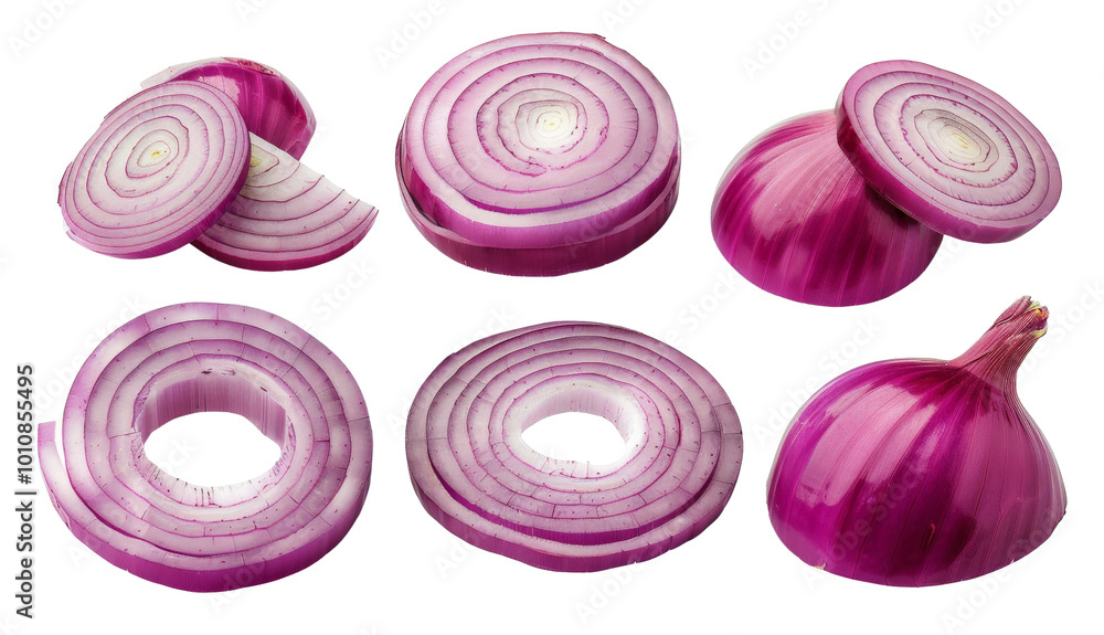A close up of a sliced onion with the top cut off A close up of a sliced onion with the top cut off