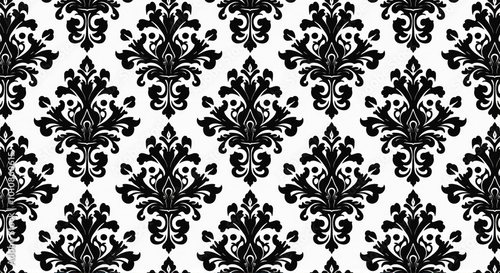 seamless damask pattern seamless damask pattern