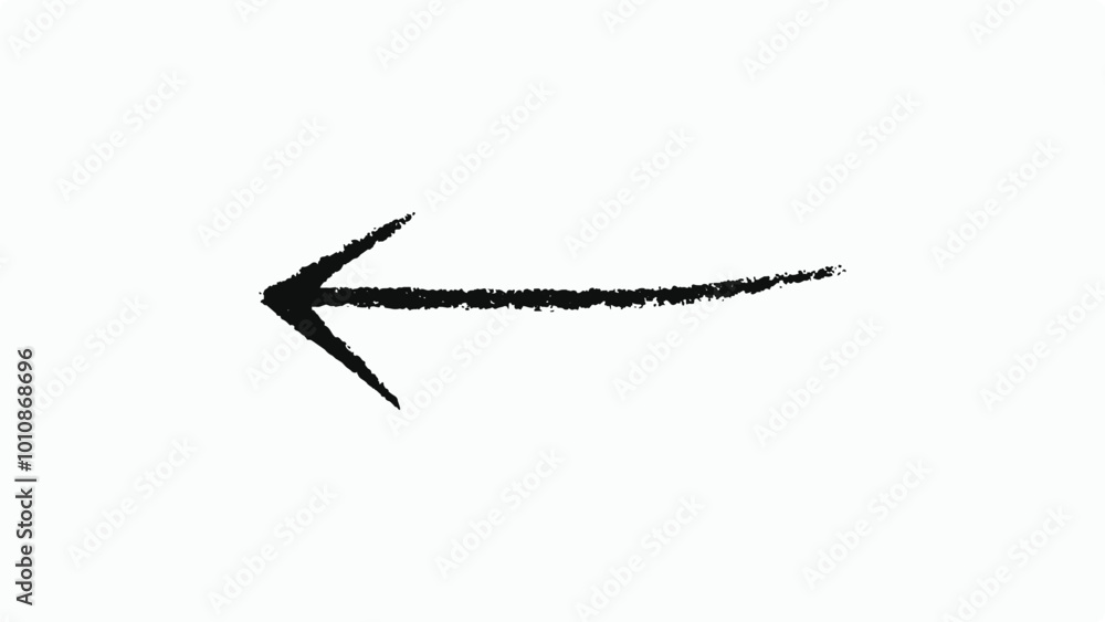 Grunge Arrow, chalk arrows on white background, Vector illustration EPS 10 Grunge Arrow, chalk arrows on white background, Vector illustration EPS 10