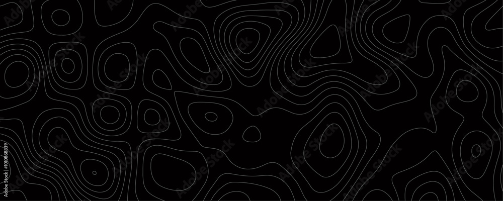 Geometric Contour Lines and Terrain Relief in a Futuristic Map Illustration for Digital Graphic Art
Geometric Contour Lines and Terrain Relief in a Futuristic Map Illustration for Digital Graphic Art