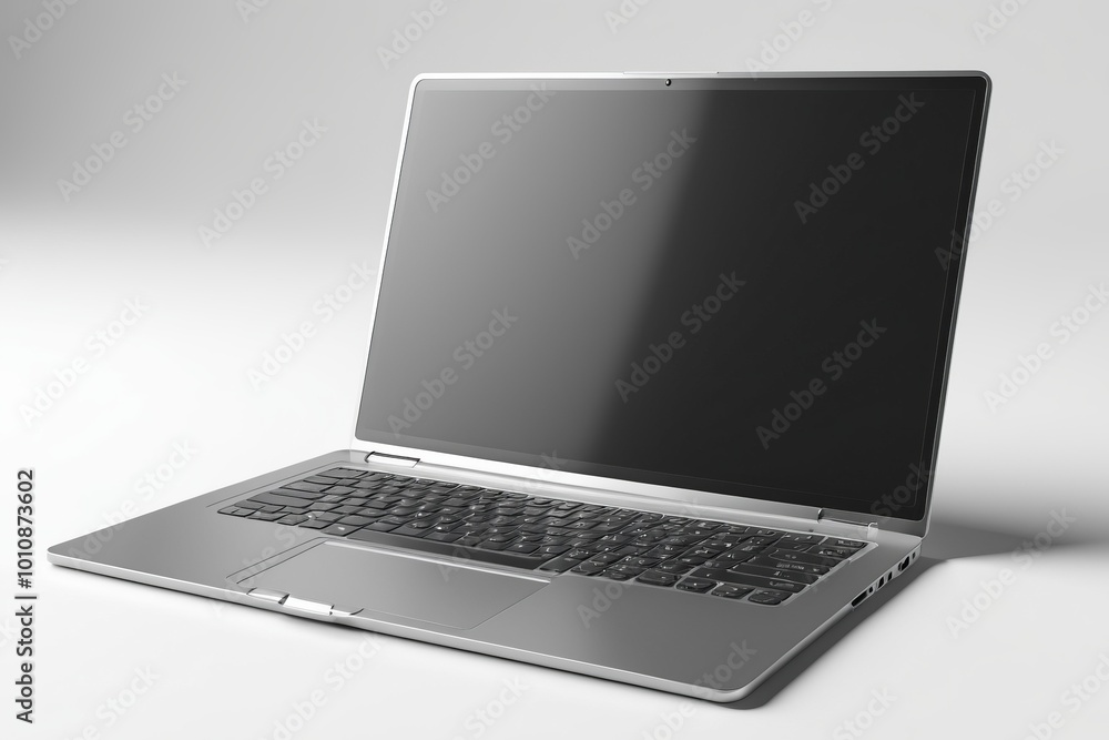 blank laptop isolated on white background blank laptop isolated on white background