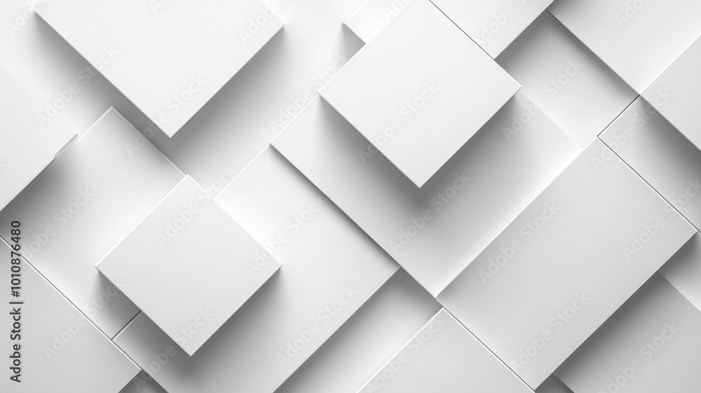 Geometric White Abstract Background Geometric White Abstract Background