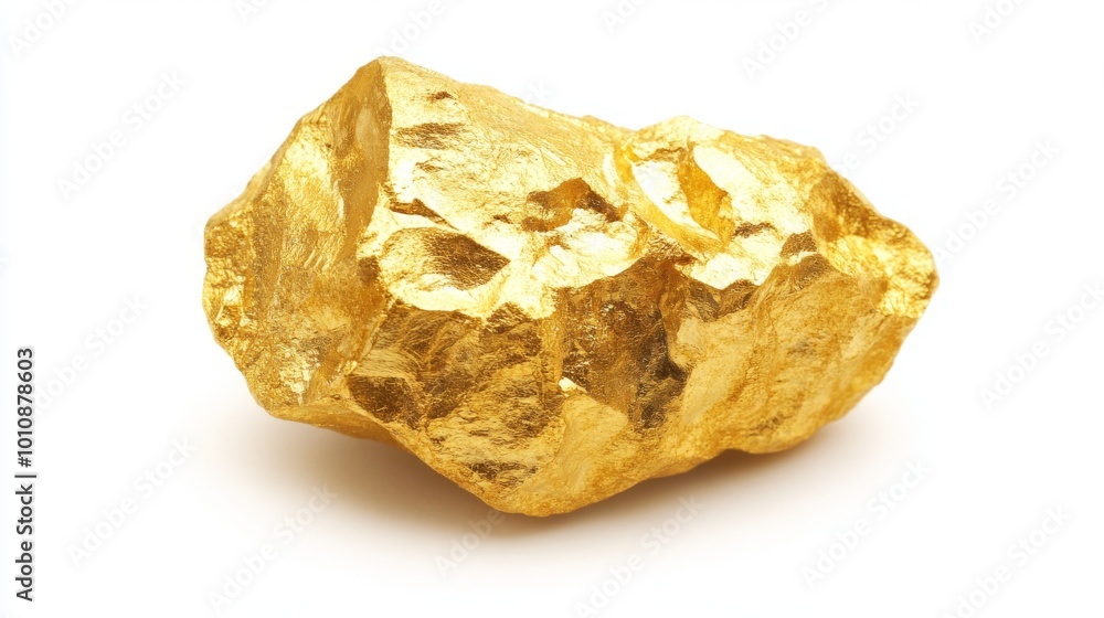 A shiny gold nugget, symbolizing wealth and financial success. A shiny gold nugget, symbolizing wealth and financial success.