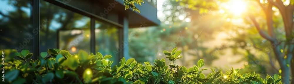 Ecofriendly house with sustainable features, modern and inviting, Urban, Soft greens, Photograph, Green living Ecofriendly house with sustainable features, modern and inviting, Urban, Soft greens, Photograph, Green living