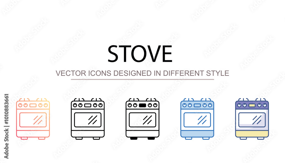 Stove icon design with white background stock illustration Stove icon design with white background stock illustration
