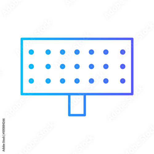drainage system gradient icon