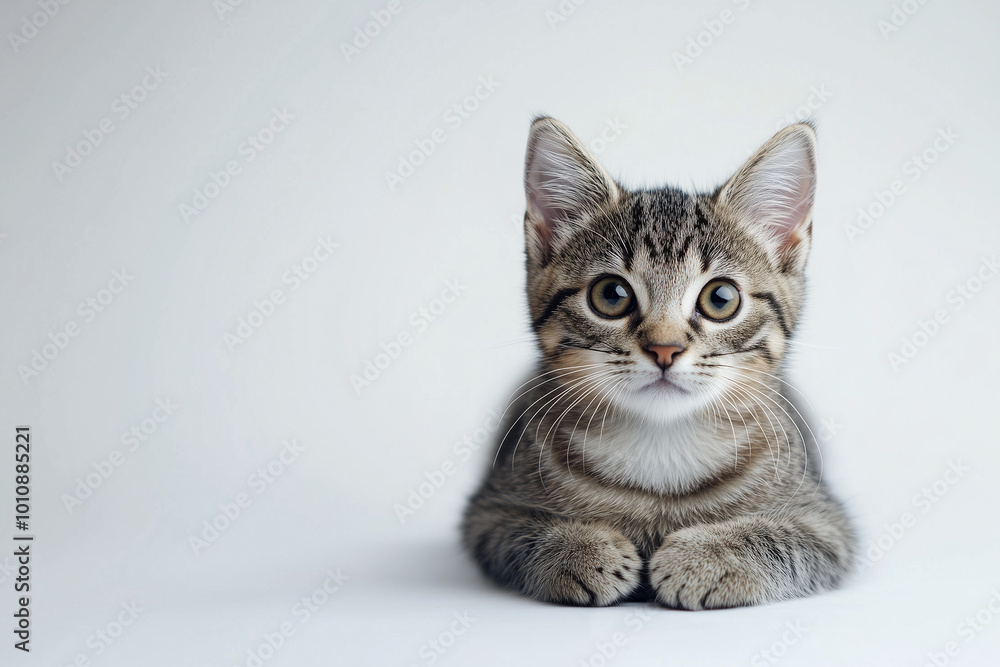 Small Tabby Kitten Sitting Calmly
Tiny Kitten in a Relaxed Sitting Position Small Tabby Kitten Sitting Calmly
Tiny Kitten in a Relaxed Sitting Position