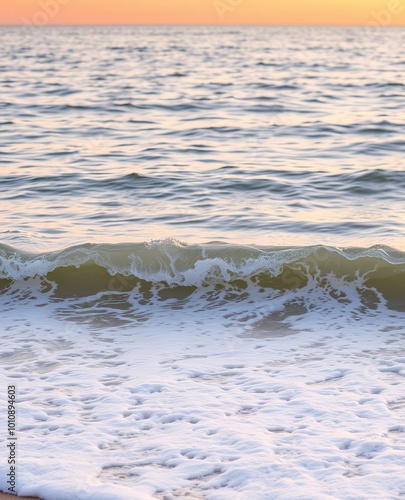 waves on the beach