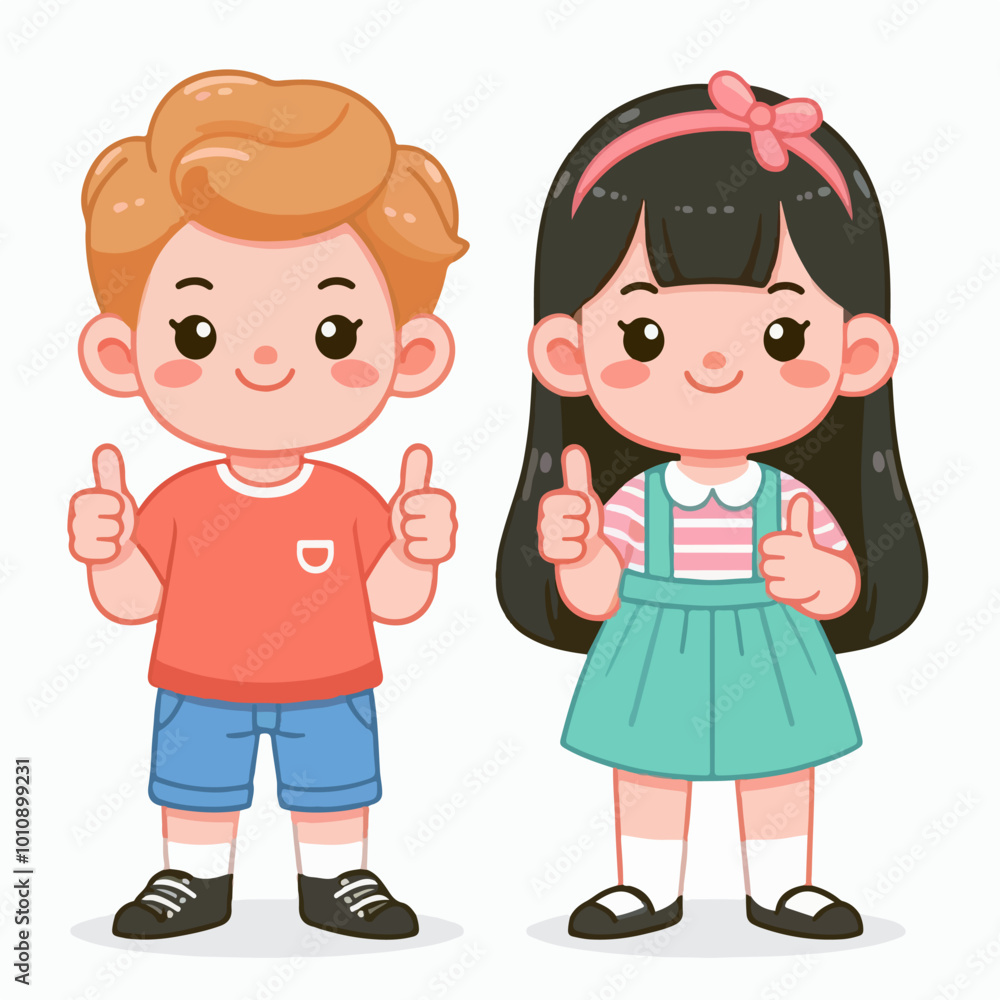 flat illustration of a person character raising a thumbs up flat illustration of a person character raising a thumbs up