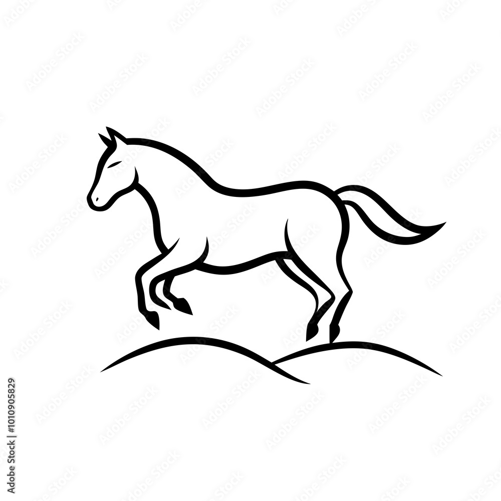 Fototapeta premium horse vector