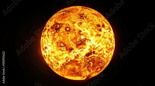 A stunning high-resolution image of the sun, captured from space, showcasing its fiery surface and solar flares against a deep black background.